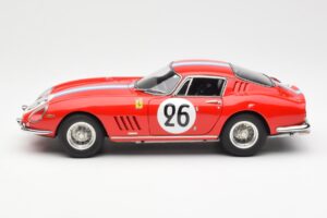 Ferrari 275 GTB Competizione #26 G. Biscaldi / A. de Bourbon Team Hugus 24 Hours of Le Mans 1966 CMC 1:18 M-199 Druckguss — Bild 3 von 6