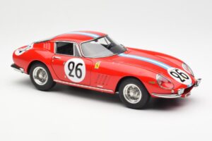 Ferrari 275 GTB Competizione #26 G. Biscaldi / A. de Bourbon Team Hugus 24 Hours of Le Mans 1966 CMC 1:18 M-199 Druckguss — Bild 4 von 6