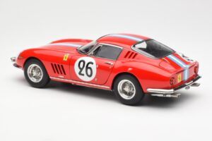 Ferrari 275 GTB Competizione #26 G. Biscaldi / A. de Bourbon Team Hugus 24 Hours of Le Mans 1966 CMC 1:18 M-199 Druckguss — Bild 5 von 6