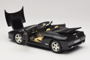 Ferrari 348 Spider Schwarz Mit Silbernen Felgen Mira 1:18 6918 Druckguss — Bild 5 von 8