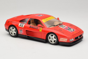 Ferrari 348 TB #32 Pirelli Rot 1989 Bburago 1:18 3039-P1 Druckguss — Bild 6 von 8