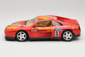 Ferrari 348 TB #5 Monroe Rot 1989 Bburago 1:18 3039-M1 Druckguss — Bild 4 von 8