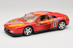 Ferrari 348 TB #5 Monroe Rot 1989 Bburago 1:18 3039-M1 Druckguss