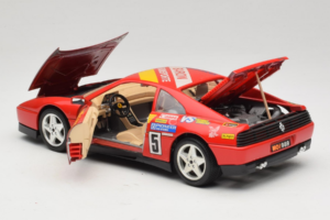 Ferrari 348 TB #5 Monroe Rot 1989 Bburago 1:18 3039-M1 Druckguss — Bild 5 von 8