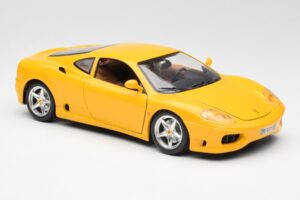 Ferrari 360 Modena Gelb Bburago 1:18 3368 Druckguss — Bild 6 von 8