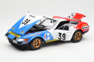Ferrari 365 GTB/4 #39 J-C. Andruet / Lena 24 Hours of Le Mans 1972 Kyosho 1:18 08164E Druckguss — Bild 2 von 8