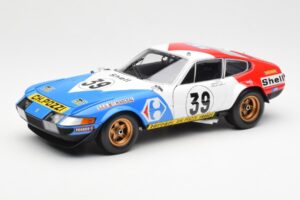 Ferrari 365 GTB/4 #39 J-C. Andruet / Lena 24 Hours of Le Mans 1972 Kyosho 1:18 08164E Druckguss
