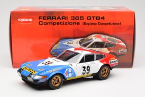 Ferrari 365 GTB/4 #39 J-C. Andruet / Lena 24 Hours of Le Mans 1972 Kyosho 1:18 08164E Druckguss — Bild 8 von 8