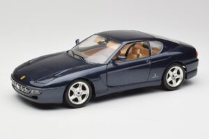 Ferrari 456 GT Blau Bburago 1:18 3036 Druckguss