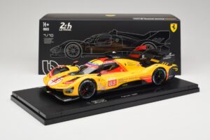 Ferrari 499P Hypercar AF Corse #83 R. Kubica / Y. Ye / R. Shwartzman 24 Hours of Le Mans 2024 Bburago 1:18 18-16313-83-VET Dr — Bild 9 von 9