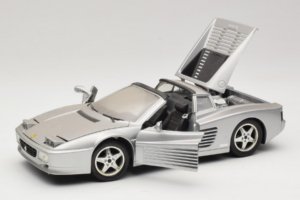 Ferrari 512TR Targa Silber Mira 1:18 6175 Druckguss — Bild 2 von 8