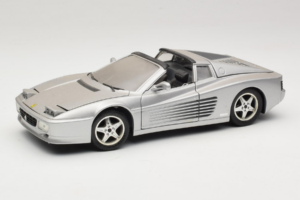 Ferrari 512TR Targa Silber Mira 1:18 6175 Druckguss