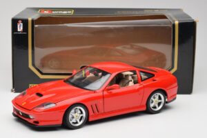 Ferrari 550 Maranello Rot Bburago 1:18 3064 Druckguss — Bild 8 von 8