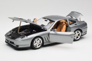 Ferrari 550 Maranello Silber Bburago 1:18 3344 Druckguss — Bild 2 von 8