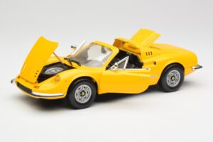 Ferrari Dino 246 GTS Gelb Hot Wheels 1:18 23920 Druckguss — Bild 2 von 8