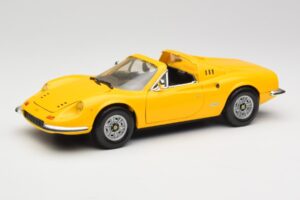 Ferrari Dino 246 GTS Gelb Hot Wheels 1:18 23920 Druckguss