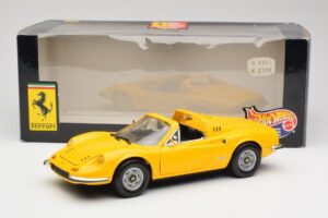 Ferrari Dino 246 GTS Gelb Hot Wheels 1:18 23920 Druckguss — Bild 8 von 8