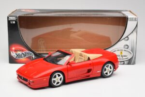 Ferrari F355 Spider Rot Hot Wheels 1:18 25733 Druckguss — Bild 8 von 8
