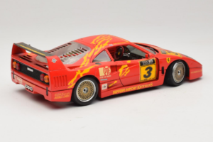 Ferrari F40 #3 F. Kroymans Ferrari Imports Kroymans BBS Wheels Rot 1987 Bburago 1:18 3032-H1 Druckguss — Bild 3 von 8