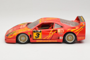 Ferrari F40 #3 F. Kroymans Ferrari Imports Kroymans BBS Wheels Rot 1987 Bburago 1:18 3032-H1 Druckguss — Bild 4 von 8