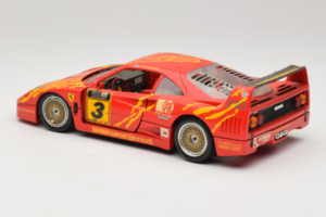 Ferrari F40 #3 F. Kroymans Ferrari Imports Kroymans BBS Wheels Rot 1987 Bburago 1:18 3032-H1 Druckguss — Bild 7 von 8