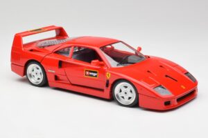 Ferrari F40 Rot Bburago 1:18 3332 Druckguss — Bild 6 von 8
