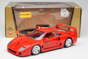 Ferrari F40 Rot Bburago 1:18 3332 Druckguss — Bild 8 von 8
