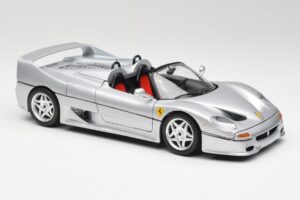 Ferrari F50 Cabriolet Silber Bburago 1:18 3372 Druckguss — Bild 6 von 8