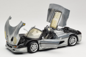 Ferrari F50 Cabriolet Chrome Silver Limitierte Auflage Hot Wheels 1:18 25741 Druckguss — Bild 2 von 8