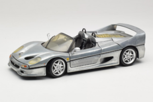 Ferrari F50 Cabriolet Chrome Silver Limitierte Auflage Hot Wheels 1:18 25741 Druckguss