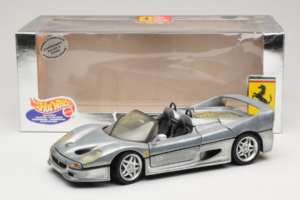 Ferrari F50 Cabriolet Chrome Silver Limitierte Auflage Hot Wheels 1:18 25741 Druckguss — Bild 8 von 8