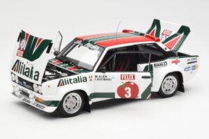 Fiat 131 Abarth #3 M. Alen / I. Kivimaki Winner Rally 1000 Lakes 1980 Kyosho 1:18 08376H Druckguss — Bild 2 von 8