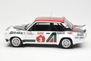 Fiat 131 Abarth #3 M. Alen / I. Kivimaki Winner Rally 1000 Lakes 1980 Kyosho 1:18 08376H Druckguss — Bild 4 von 8