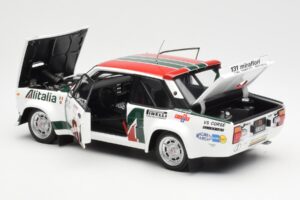 Fiat 131 Abarth #3 M. Alen / I. Kivimaki Winner Rally 1000 Lakes 1980 Kyosho 1:18 08376H Druckguss — Bild 5 von 8