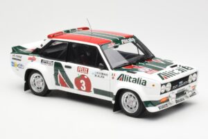 Fiat 131 Abarth #3 M. Alen / I. Kivimaki Winner Rally 1000 Lakes 1980 Kyosho 1:18 08376H Druckguss — Bild 6 von 8