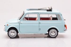 Fiat 500 Giardiniera Acquamarina Blau Norev 1:18 187742 Druckguss — Bild 4 von 7