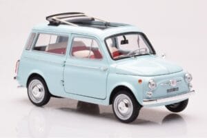 Fiat 500 Giardiniera Acquamarina Blau Norev 1:18 187742 Druckguss — Bild 6 von 7