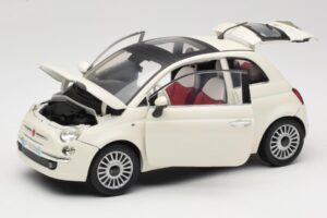 Fiat 500 Weiß Mondo Motors 1:18 500291 Druckguss — Bild 2 von 8