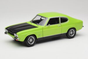 Ford Capri Mk1 RS 2600 Grün & Schwarz Minichamps 1:18 150089075 Druckguss