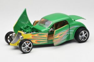 Ford Coupe Grün mit Feuer Road Signature 1:18 30109 Druckguss — Bild 2 von 8