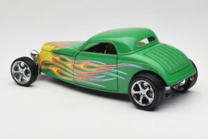 Ford Coupe Grün mit Feuer Road Signature 1:18 30109 Druckguss — Bild 7 von 8