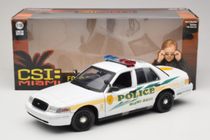 Ford Crown Victoria Police Interceptor CSI Miami GreenLight 1:18 13514 Druckguss — Bild 6 von 6