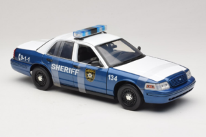 Ford Crown Victoria Police Interceptor The Walking Dead Greenlight 1:18 12957 Druckguss — Bild 4 von 6