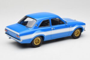 Ford Escort Mk1 RS 1600 Blau Weiß Streifen Minichamps 1:18 100688102 Druckguss — Bild 3 von 8