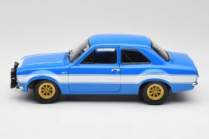 Ford Escort Mk1 RS 1600 Blau Weiß Streifen Minichamps 1:18 100688102 Druckguss — Bild 4 von 8