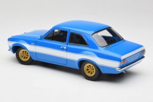 Ford Escort Mk1 RS 1600 Blau Weiß Streifen Minichamps 1:18 100688102 Druckguss — Bild 7 von 8