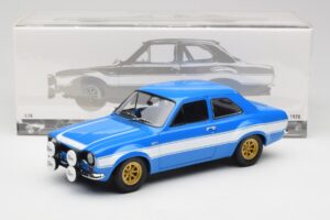 Ford Escort Mk1 RS 1600 Blau Weiß Streifen Minichamps 1:18 100688102 Druckguss — Bild 8 von 8