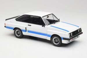 Ford Escort Mk2 RS 2000 X-Pack Diamond Weiß & Blau Stripe MCG 1:18 MCG18350 Druckguss — Bild 4 von 6