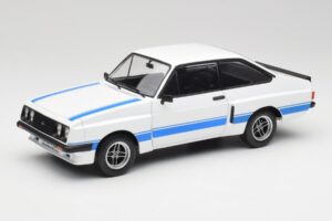Ford Escort Mk2 RS 2000 X-Pack Diamond Weiß & Blau Stripe MCG 1:18 MCG18350 Druckguss