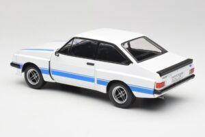 Ford Escort Mk2 RS 2000 X-Pack Diamond Weiß & Blau Stripe MCG 1:18 MCG18350 Druckguss — Bild 5 von 6